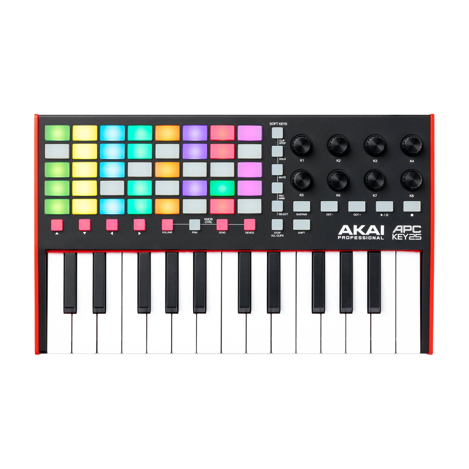 Akai Professional APC 25 Key MIDI Keyboard Controller for Music Production & DJ Performance - Perfect for Live Shows, Studio Recording & Beat Making