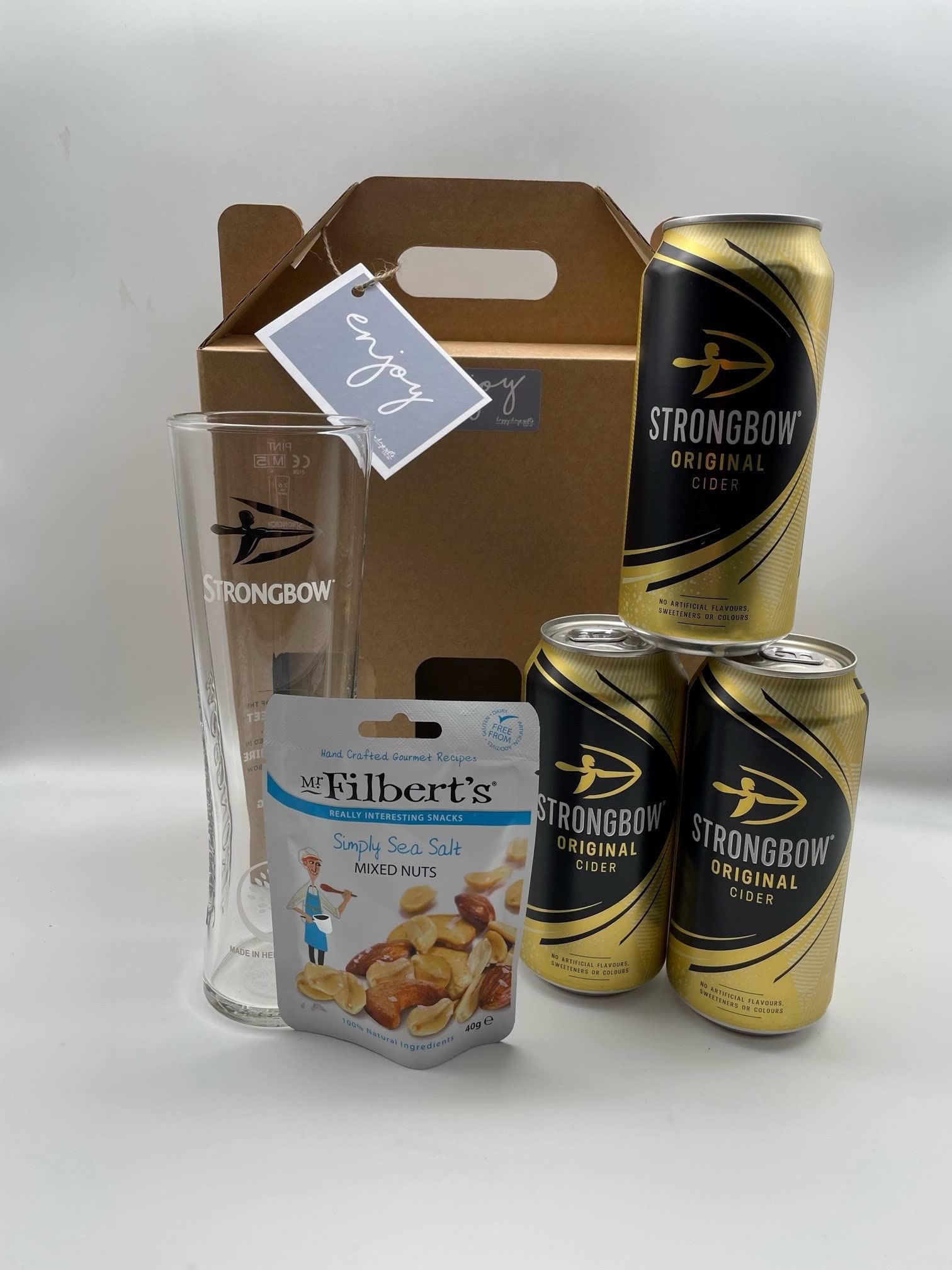 Strongbow Hard Cider Gift Box - Premium Apple Cider Variety Pack (12 Bottles) - Perfect for Holidays, Parties & Corporate Gifts