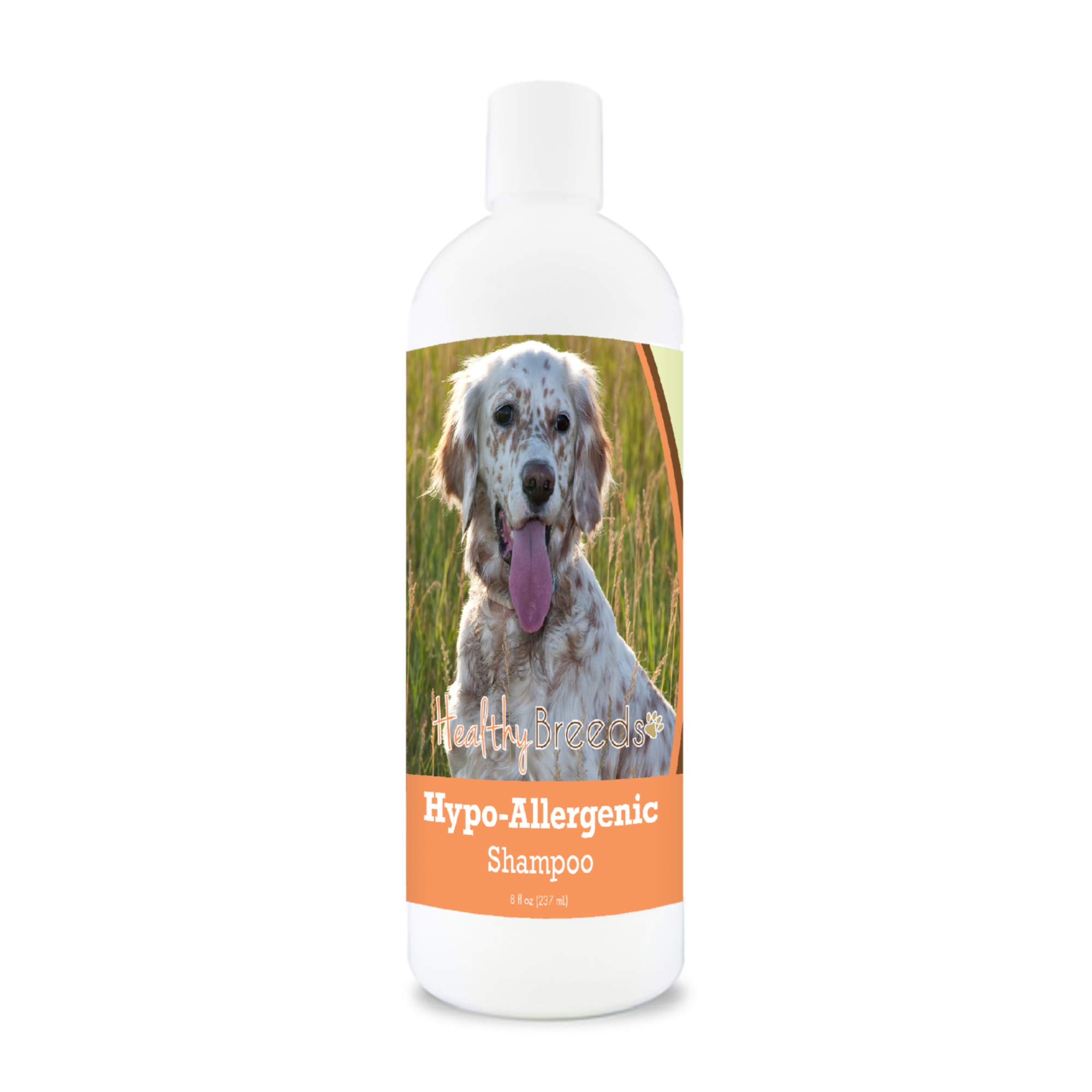 Healthy Breeds English Setter Hypo-Allergenic Dog Shampoo 8 oz - Gentle Oatmeal Formula for Sensitive Skin & Allergy Relief - Perfect for Bathing, Grooming & Soothing Itchy Skin