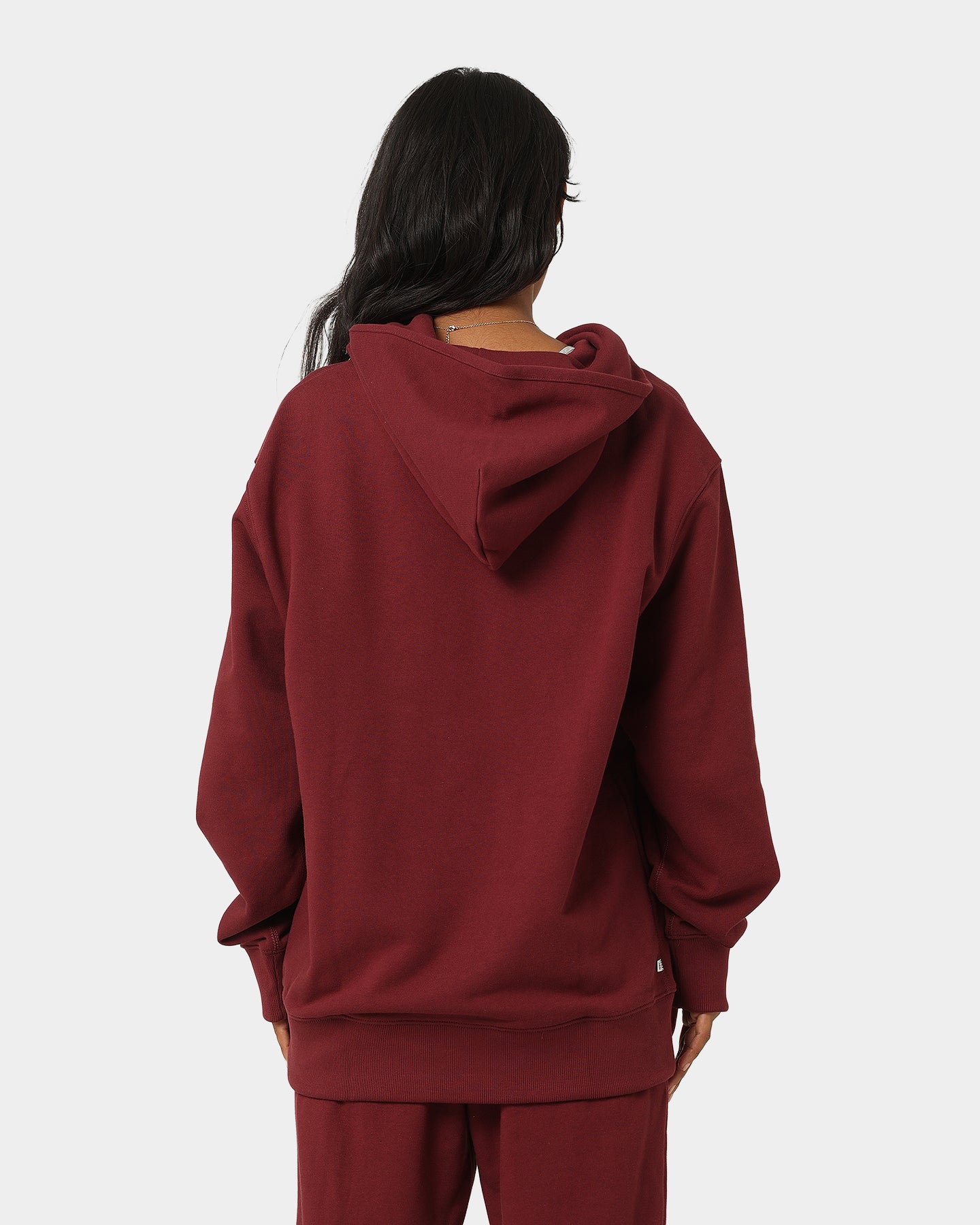 Adidas C French Terry Hoodie for Men - Shadow Red | Comfortable Cotton Pullover with Kangaroo Pocket | Perfect for Gym, Running & Casual Wear