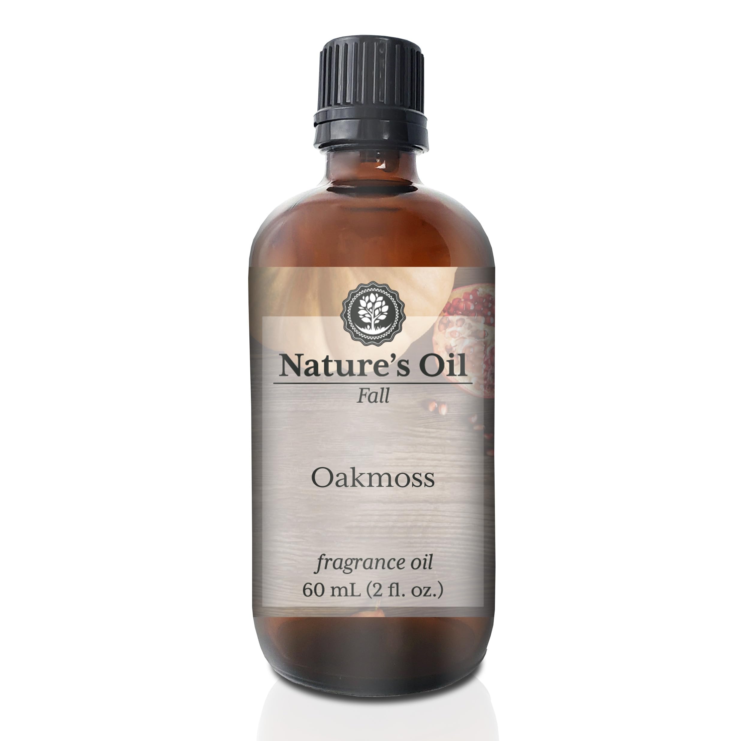 Oakmoss Fragrance Oil 60ml - Premium Essential Oil for Aromatherapy Diffusers, Handmade Soap, Scented Candles, DIY Lotions & Home Fragrance - Perfect for Relaxation, Spa, Bath Bombs & Linen Spray