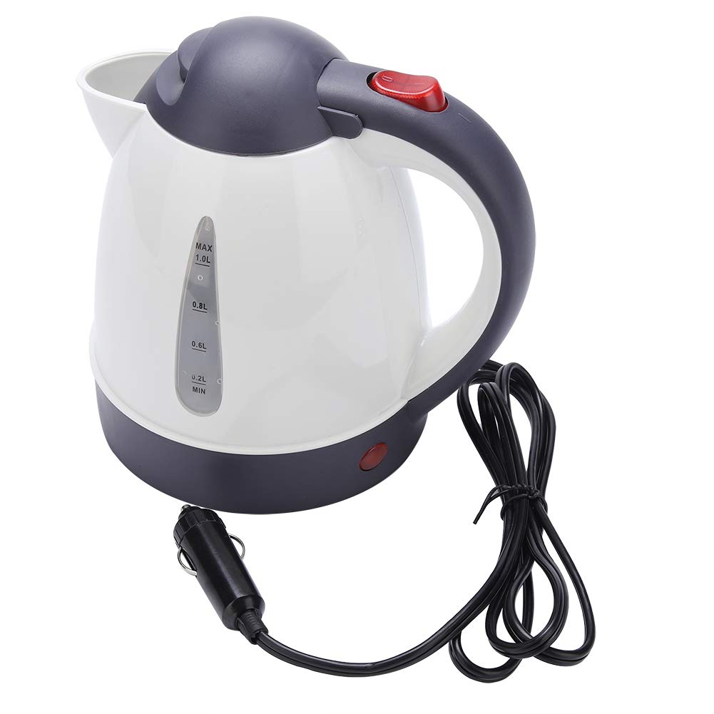 Portable Electric Water Kettle - 1000ML Cordless Fast Boiling Travel Kettle (250W) for Tea, Coffee & Instant Meals | Perfect for Car, Office, Camping & Home Use