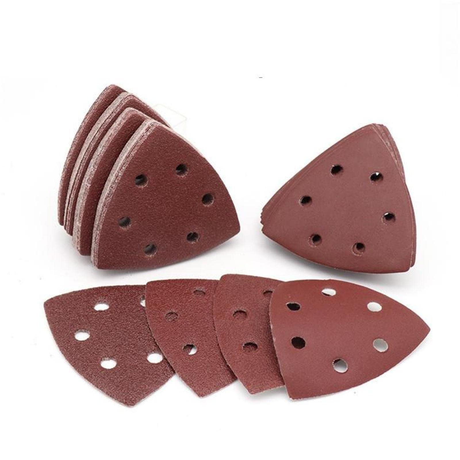 100-Piece Mixed Grit Sandpaper Set (320-1000 Grit) - 90mm Hook & Loop Discs for Delta Sanders - Premium Abrasive Tools for Woodworking & Metal Polishing - Includes Free 90mm Sanding Pad