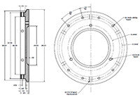 Flat Pier Plate for 8 ATS & Non-Astro Physics Telescope Mounts (119FP) - Perfect for Astronomy Enthusiasts & Backyard Stargazing