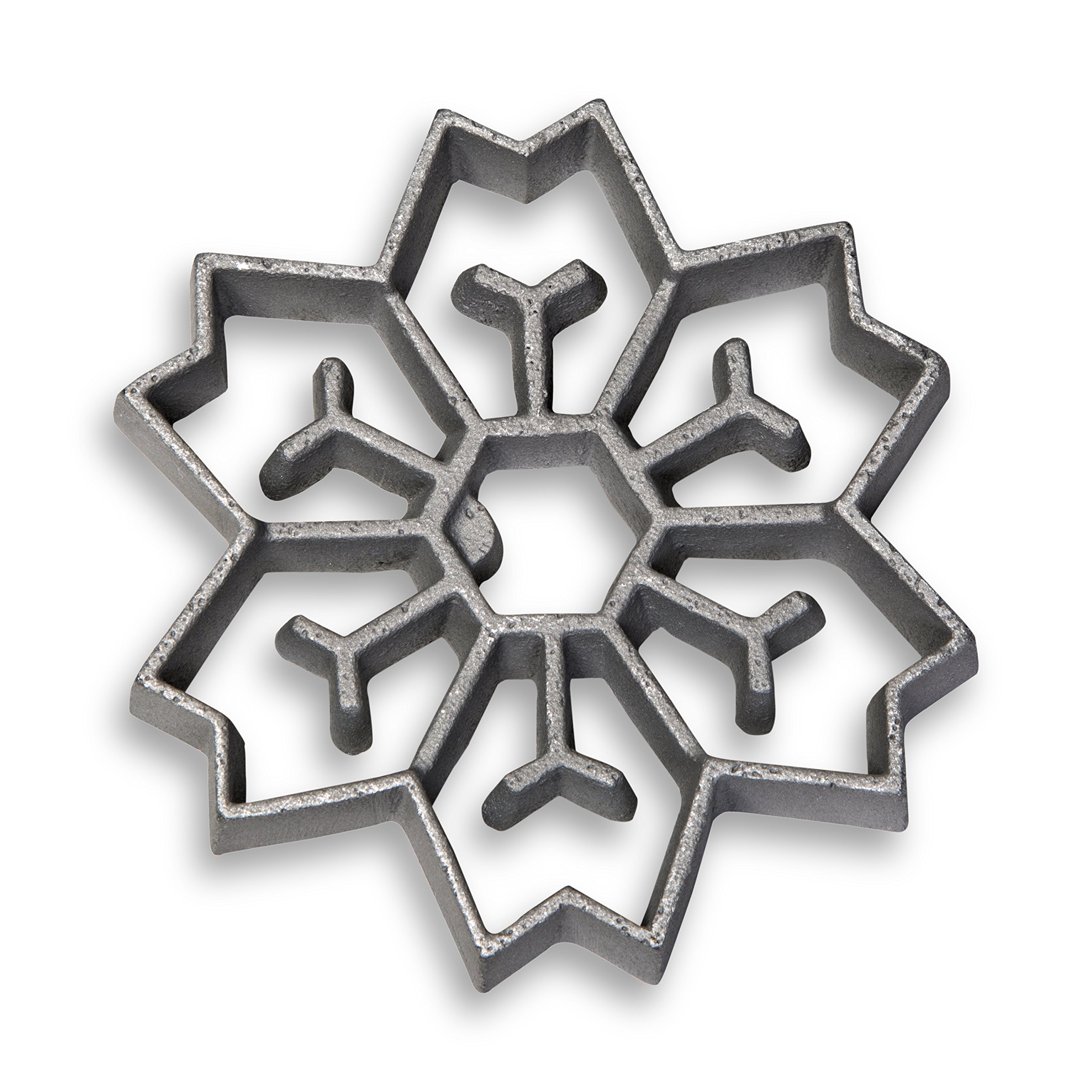 Honey-Can-Do 2-in-1 Snowflake & Rosette Cookie Iron - Perfect for Holiday Baking, Christmas Cookies, and Party Desserts
