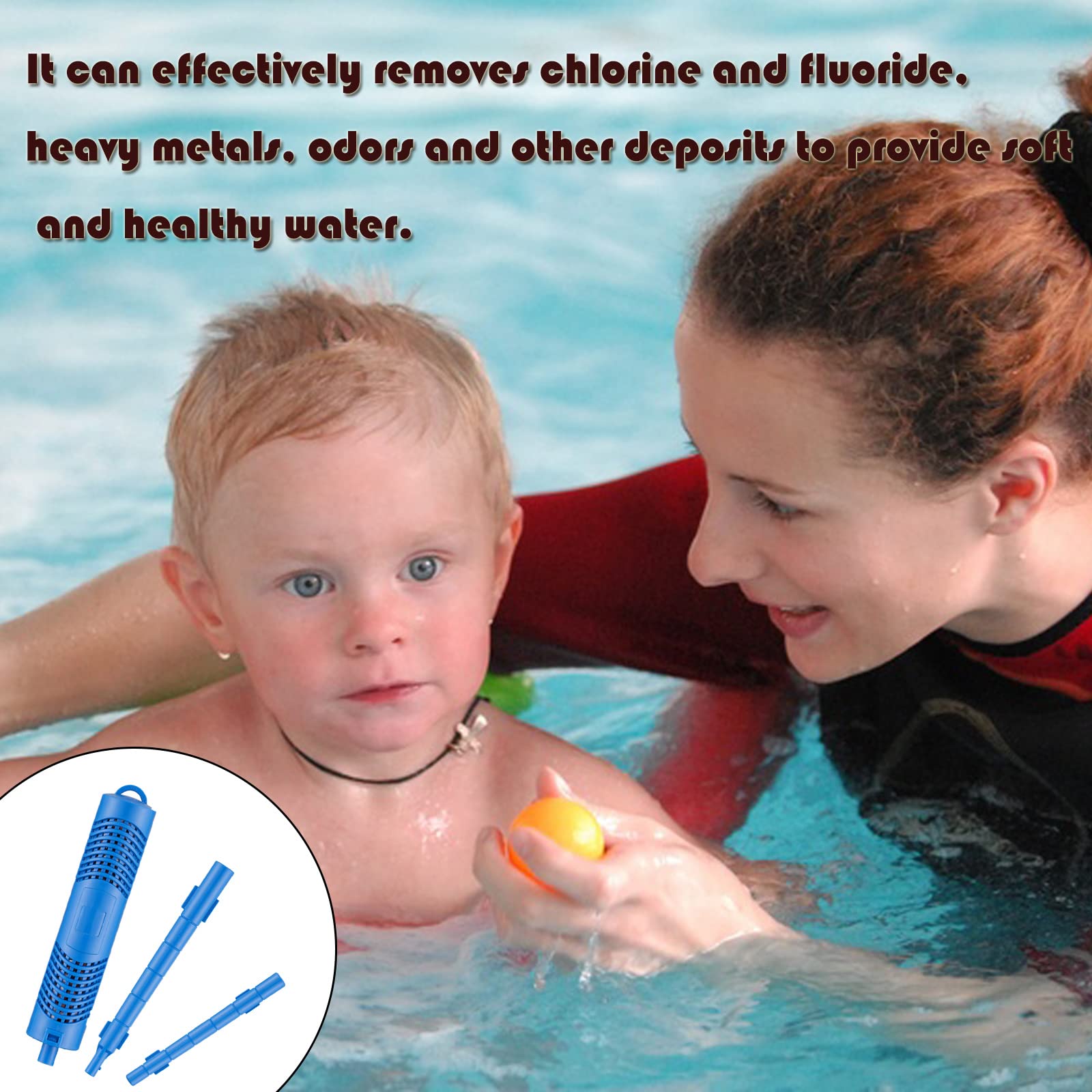 Mineral Purifier Sticks for Hot Tub, Spa, Swimming Pool & Fish Pond Filter Cartridge – 4-Month Longevity, Compatible with All Flow Rates (Blue, 2-Pack) – Ideal for Water Purification in Home Spas, Pools & Aquatic Environments