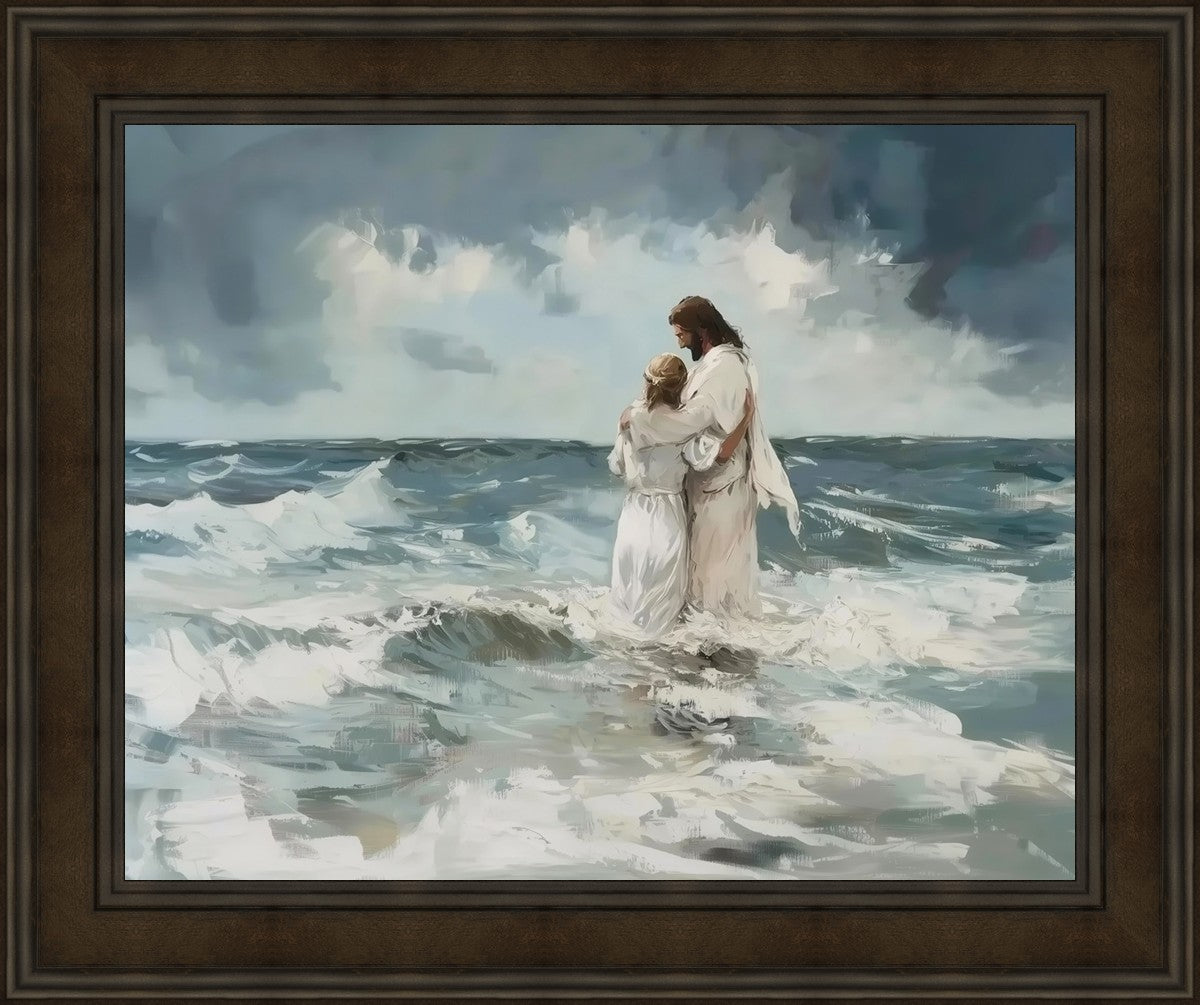 Be Still By Gabriel Heaton - Inspirational Christian Wall Art for Home & Office Decor - Perfect for Living Room, Bedroom, or Gift