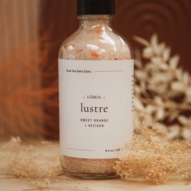 Lumia Botanicals Dead Sea Bath Salts with Natural Minerals for Relaxation & Skin Care - Perfect for Spa Nights, Stress Relief & Gift Giving