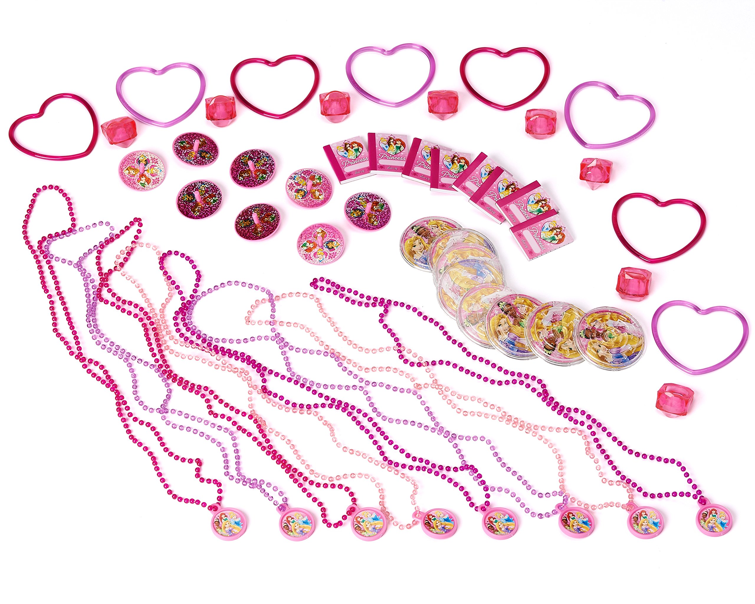 Disney Princess Party Favor Pack - Bulk Party Supplies for Kids Birthday, Baby Shower & Princess Themed Events