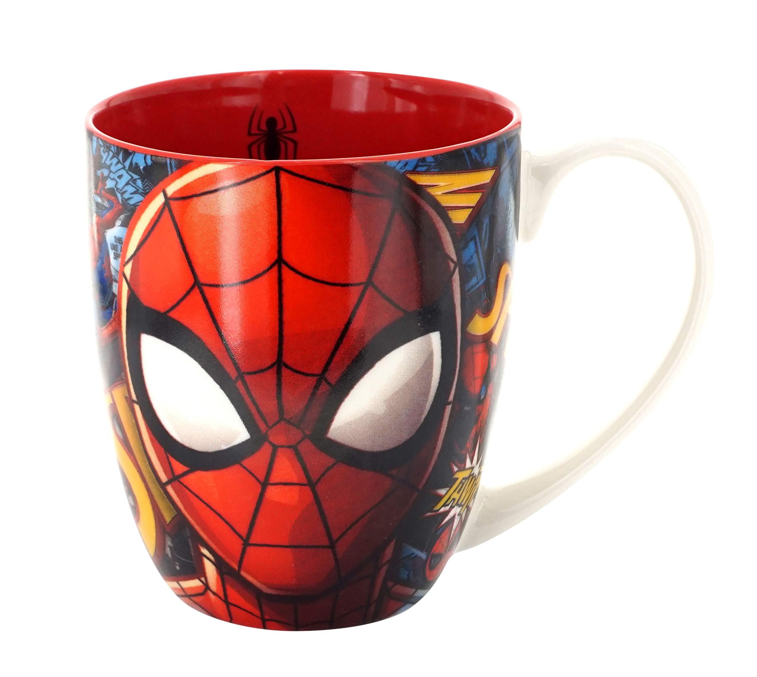 Spider-Man Coffee Mug - Insulated Superhero Themed Cup for Hot & Cold Drinks - Perfect for Marvel Fans, Office Use, and Gift Giving