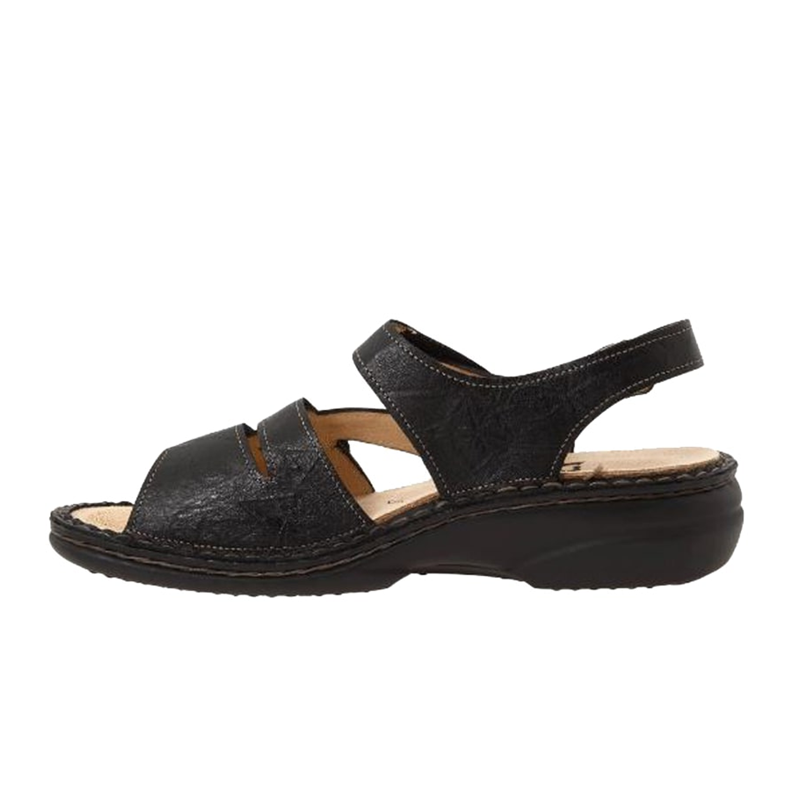 Finn Comfort Gomera S Backstrap Sandal for Women - Black | Premium Comfort Sandals for Walking, Travel & Casual Wear