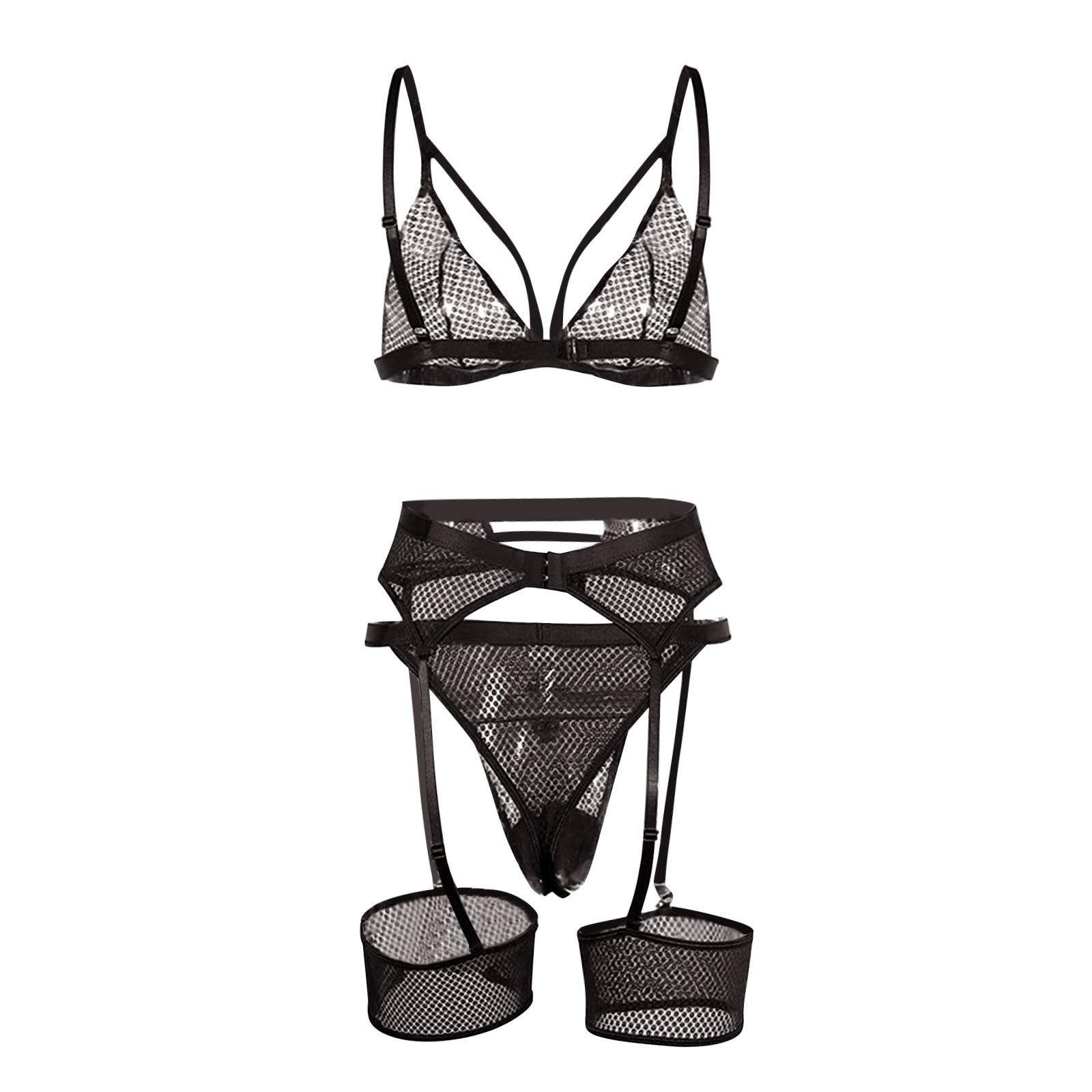 **Sexy Lingerie for Women - Plus Size Lace Teddy Babydoll & Bodysuit Set - Exotic Nightgown for Naughty Play & Romantic Nights - A140**    *(Perfect for Valentine's Day, Anniversary Gifts, Boudoir Photography, and Sensual Moments)*