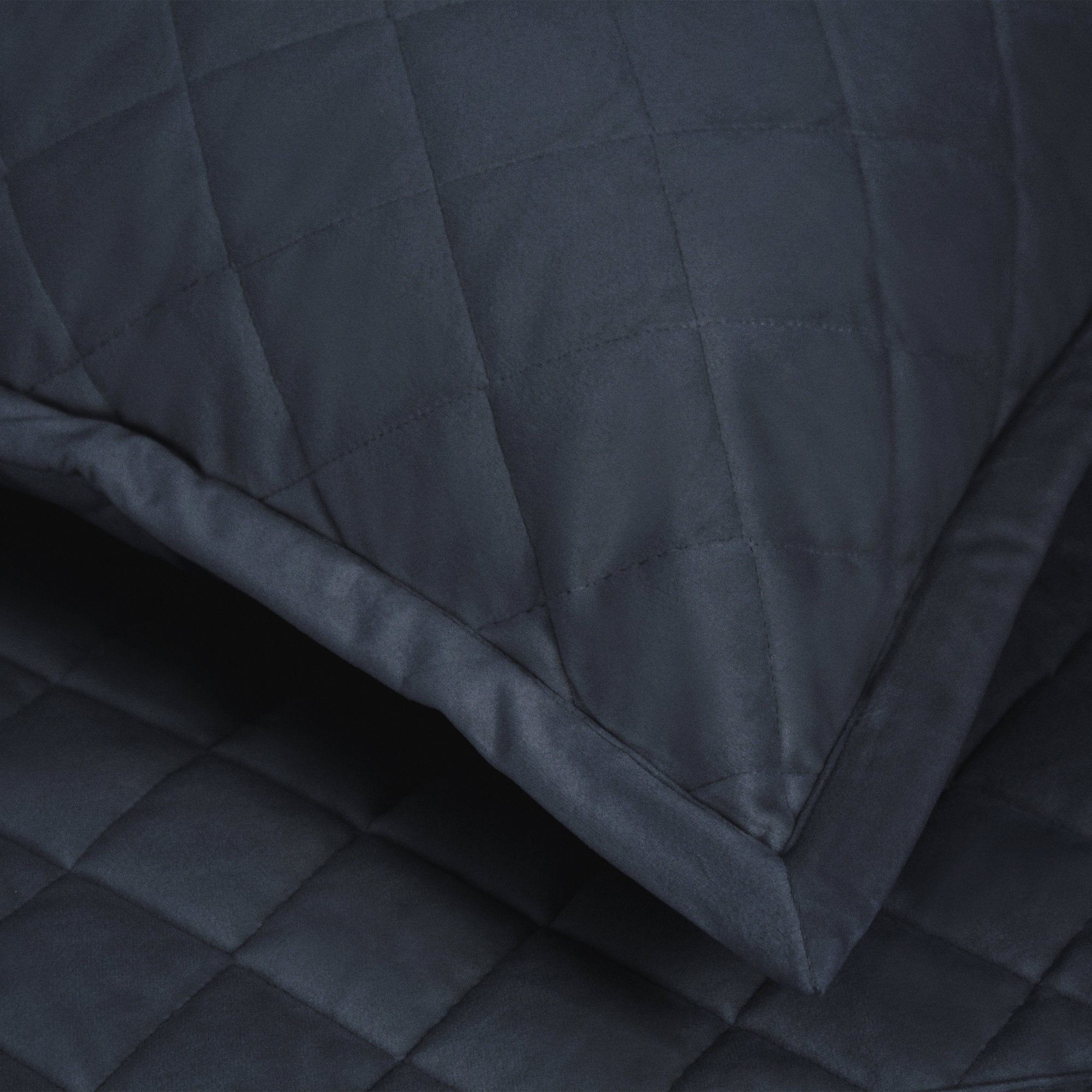 Luxury Velvet Coverlet Set - Soft & Breathable Navy Blue Bedspread for King/Queen Size - Perfect for Bedroom Decor & Cozy Nights