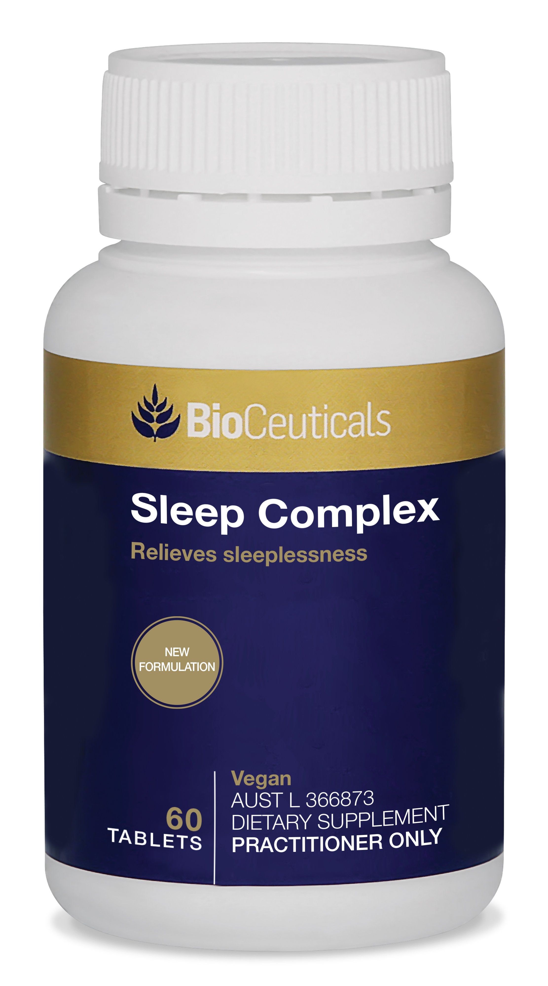 BioCeuticals Sleep Complex - Natural Sleep Aid Supplement with Melatonin & Herbal Extracts for Better Sleep Quality - Perfect for Insomnia Relief & Jet Lag Recovery