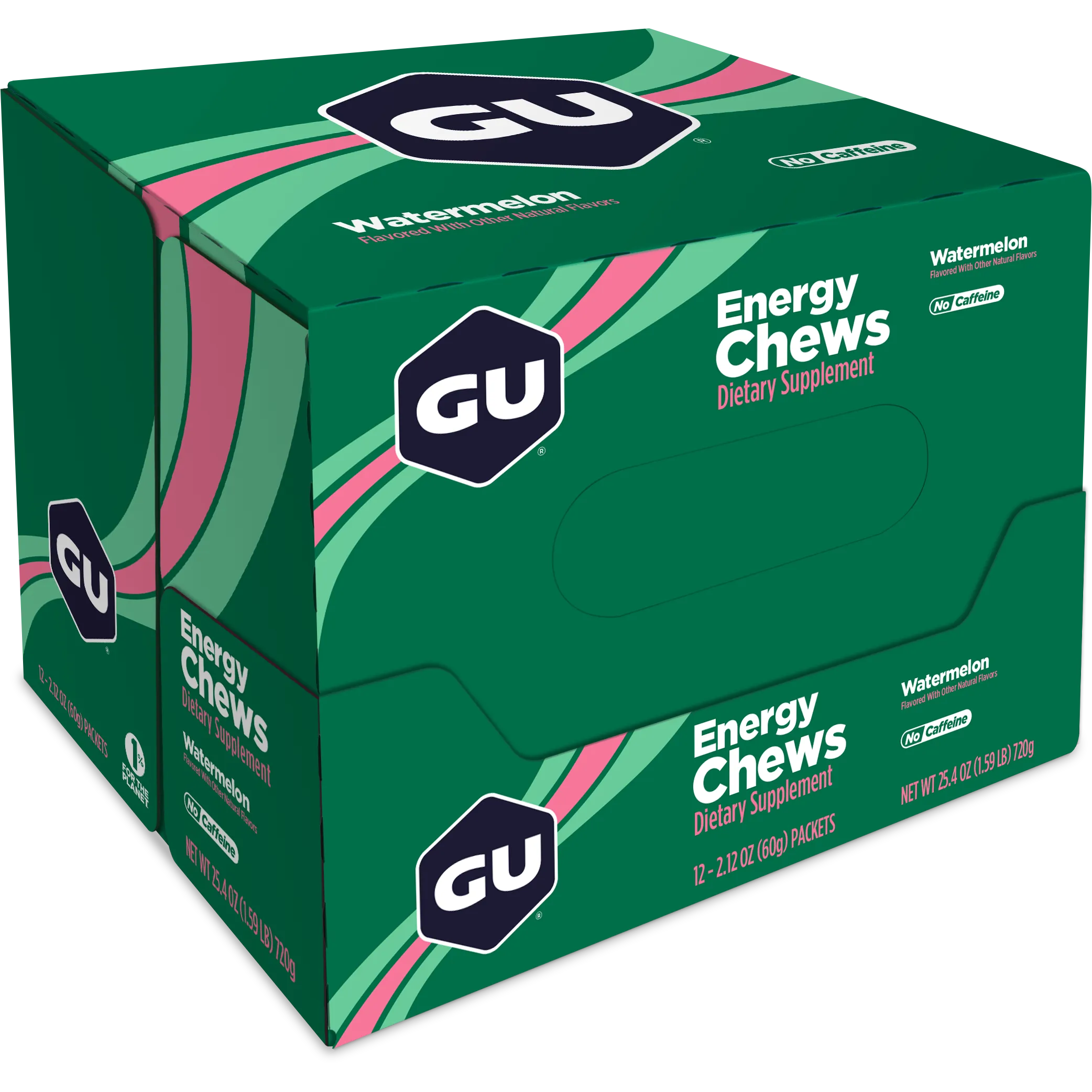 Gu Energy Chews - Natural Energy Gels for Runners, Cyclists & Athletes - Boost Endurance & Performance - Ideal for Marathon, Workout & Outdoor Activities