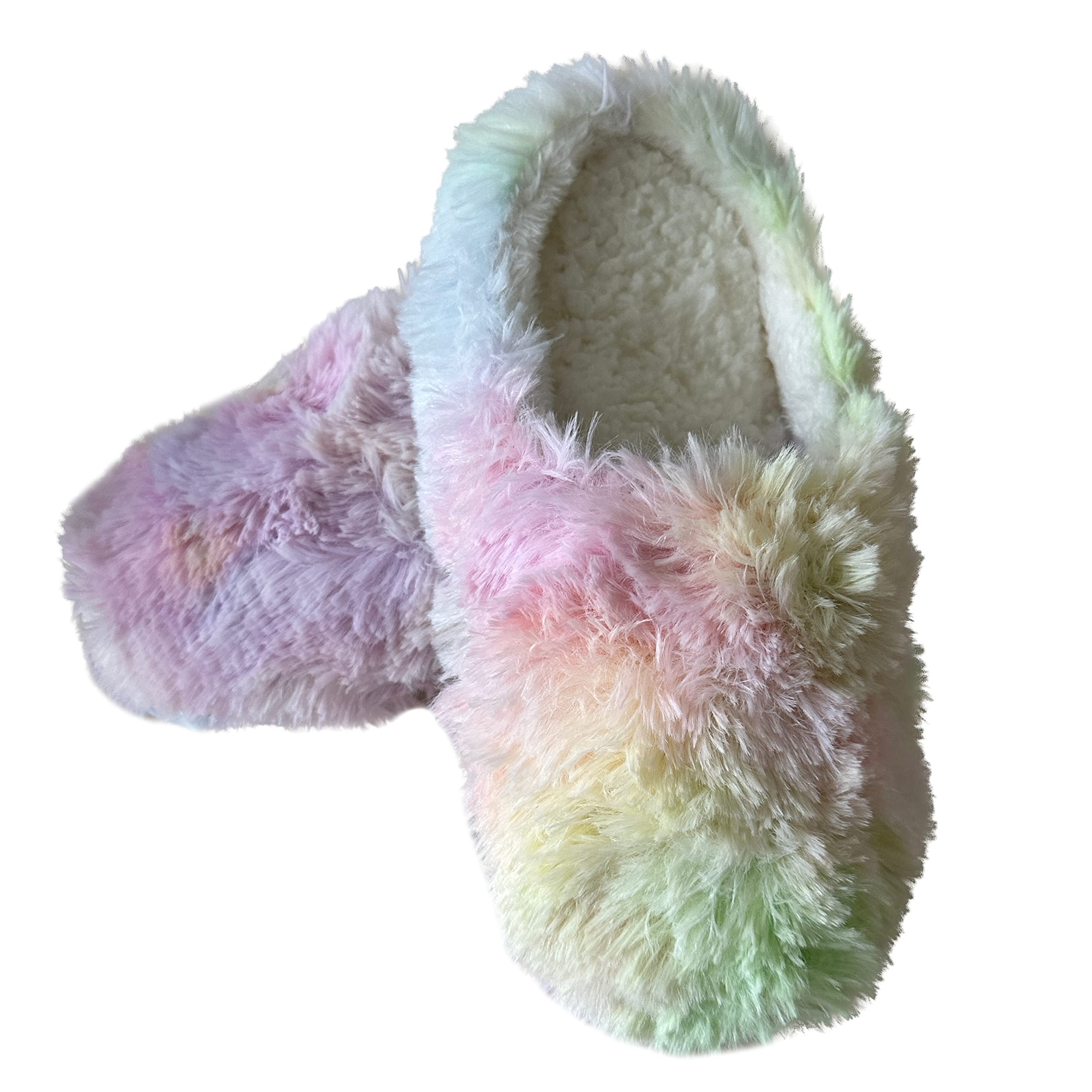 Purdashian Women's Fluffy Faux Fur Mule Slippers with Memory Foam - Cozy House Shoes for Indoor Comfort, Perfect Gift for Her - Ideal for Lounging, Relaxing & Home Wear