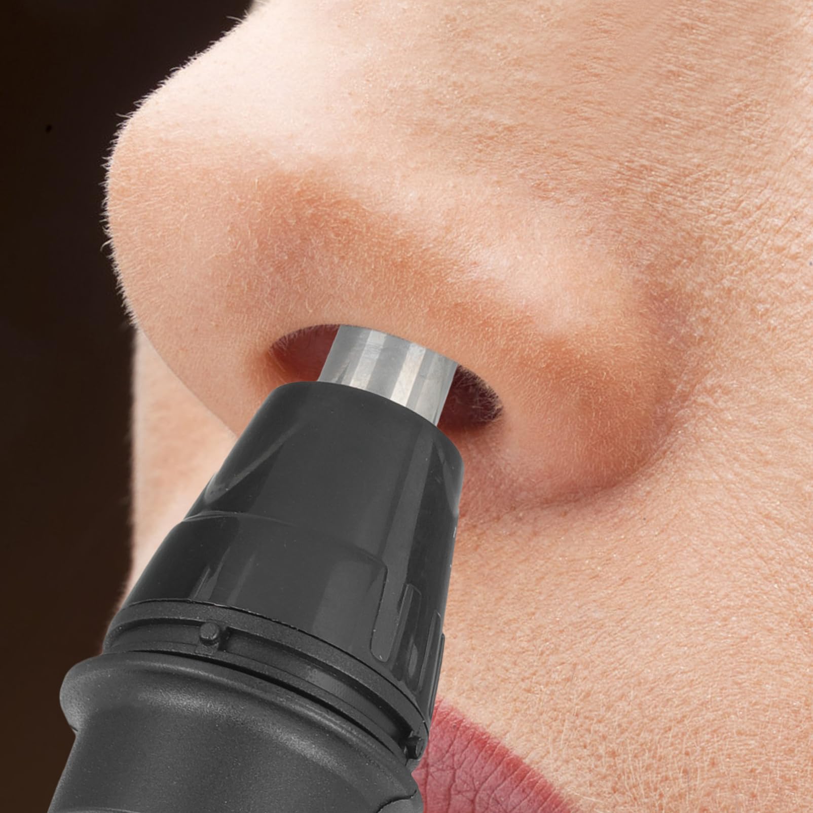 9 Pcs Replacement Heads for Men's Electric Nose Hair Trimmer & Body Shaver - Black ABS Blades for Smooth Facial & Body Grooming - Perfect for Travel, Home & Gym Use