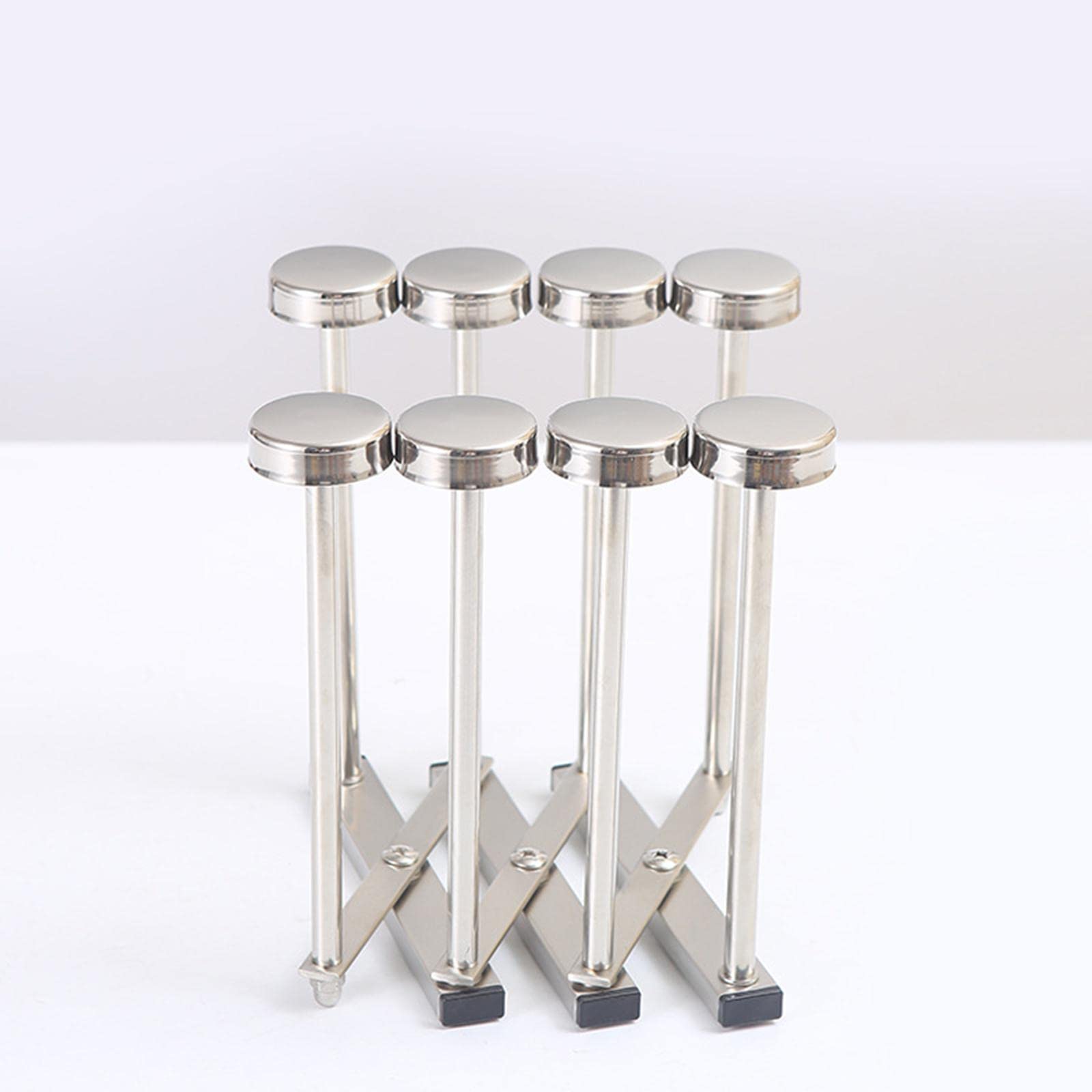 LOOM TREE® 8-Cup Drying Rack Stand - Coffee Cup Holder for Kitchen, Restaurant & Bar Countertop - Dishware Storage Organizer for Mugs, Glasses & Utensils - Perfect for Small Spaces & Entertaining Guests