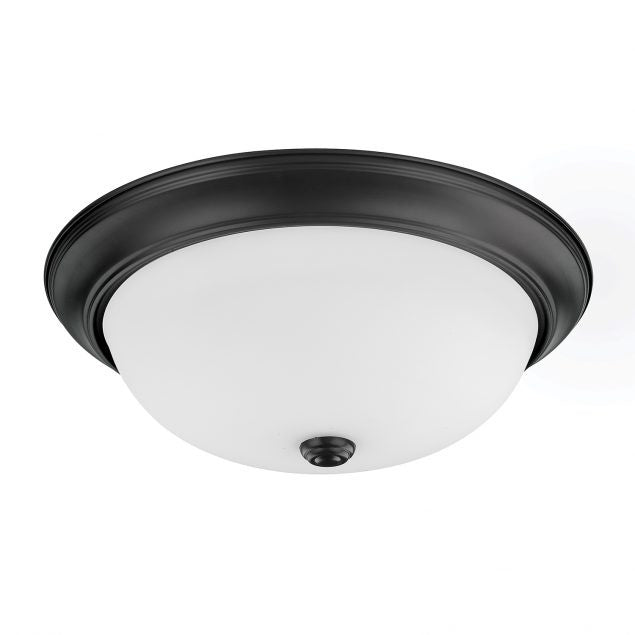 Capital Lighting Three Light Flush Mount Ceiling Fixture - Modern LED Flush Mount Light for Bedroom, Kitchen, Hallway & Living Room - Energy Efficient Indoor Lighting Solution