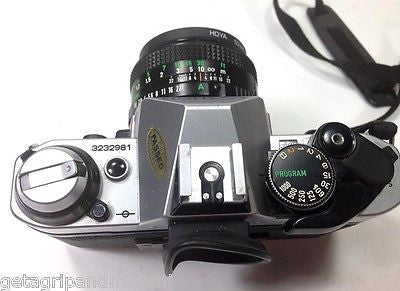 Canon AE-1 35mm Film Camera with Sunpak Flash 30 DX & Tokina 35-200mm Lens - Vintage Photography Kit for Travel, Street & Portrait Shooting