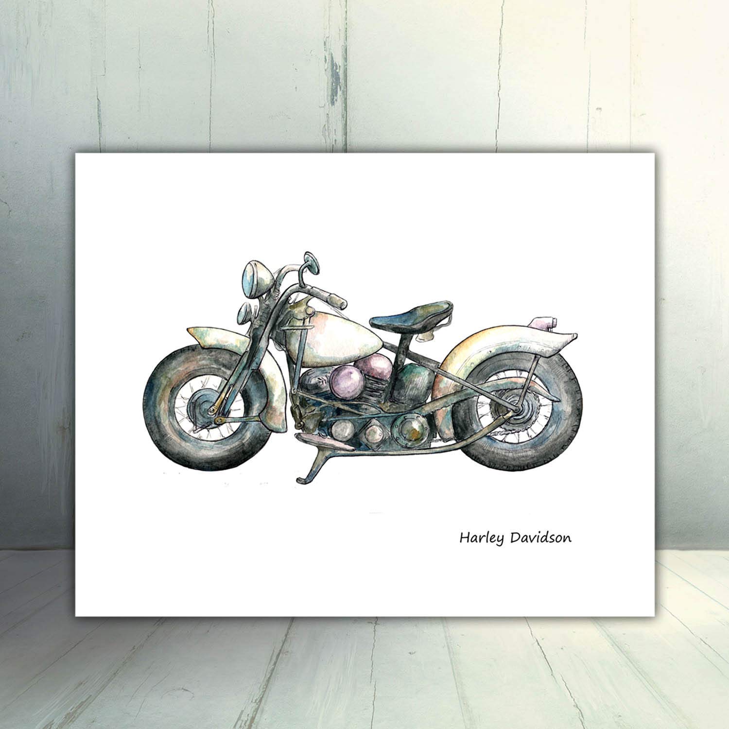 Transportation Themed Boy's Bedroom Decor Set - 9 Piece 8x10 Inch Wall Art Prints for Kids Room, Nursery, or Playroom