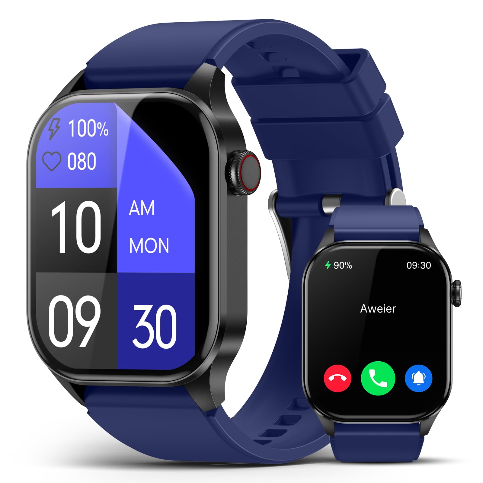 Smart Watch for Men with Infrared Blood Oxygen Monitor, 136+ Sports Modes, 2.04