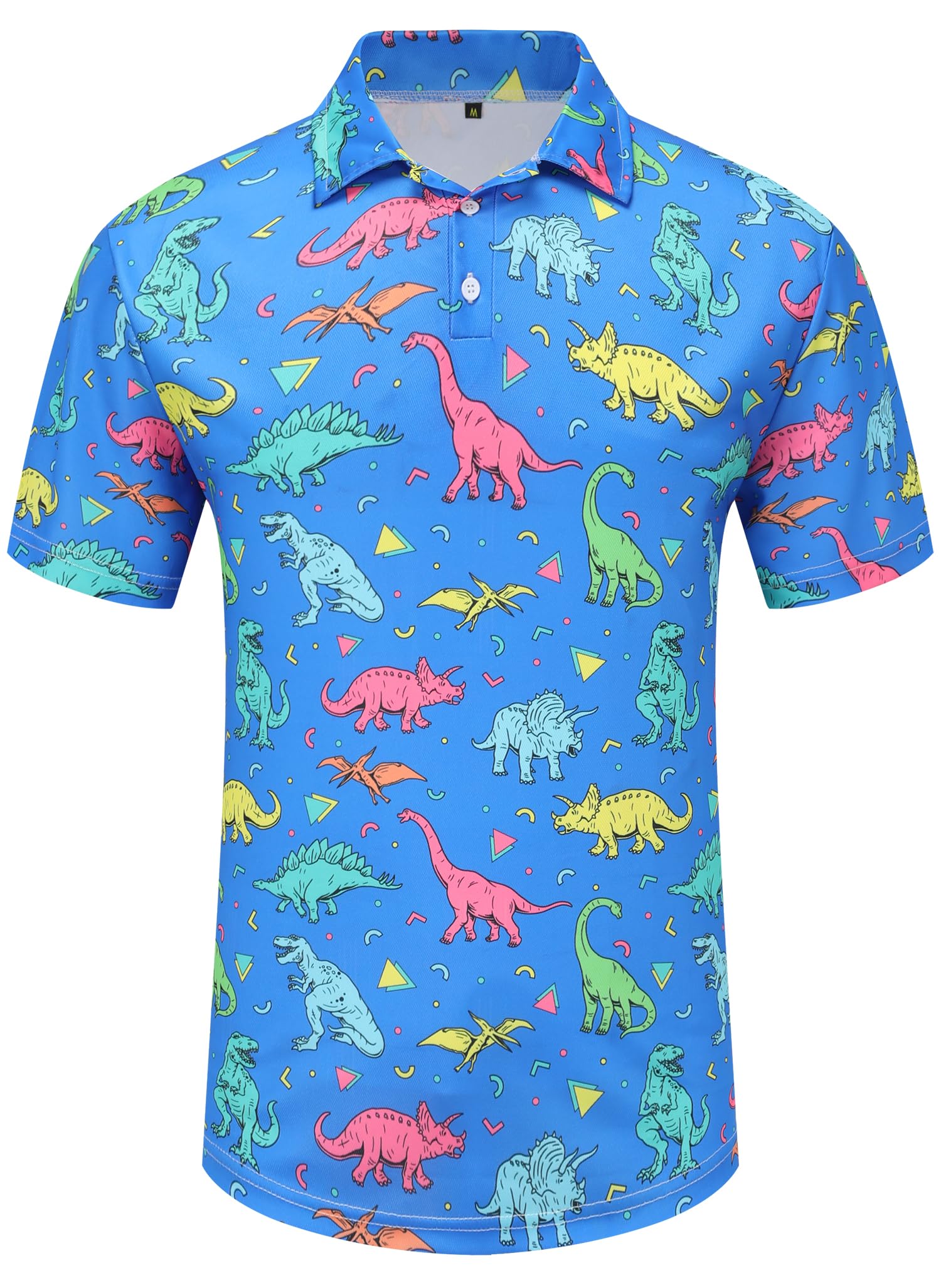 Men's Dry Fit Golf Shirts - Short Sleeve Moisture Wicking Funny Polo Shirts for Golfers | Perfect for Golf Courses & Casual Wear
