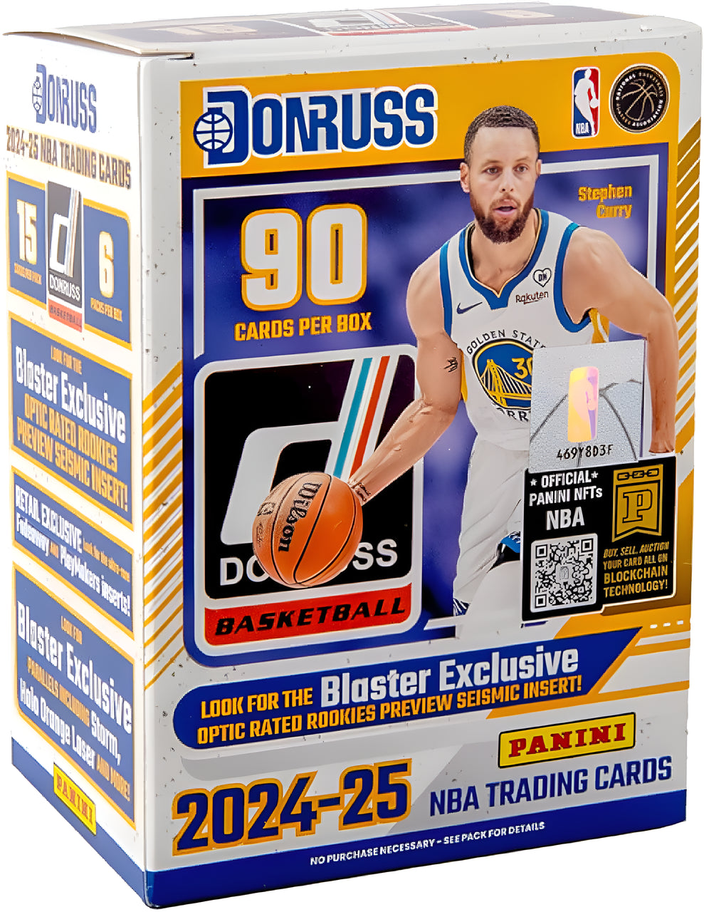 2024 Panini Donruss Basketball Trading Cards Blaster Box - 25 Packs | Collectible NBA Cards for Fans & Investors | Perfect for Trading, Collecting & Gifting
