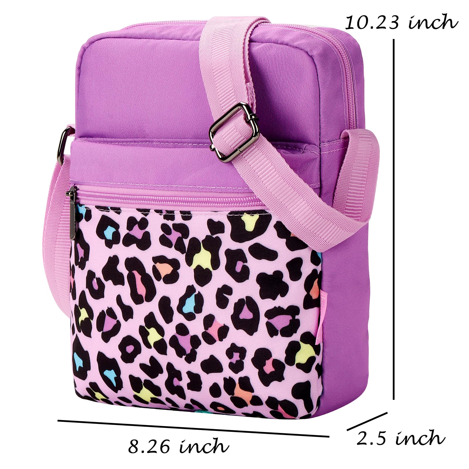 Choco Mocha Crossbody Bag for Girls Age 6-10 | Adjustable Strap Kids Purse for School, Travel & Play | Cute & Stylish Shoulder Bag for Everyday Use