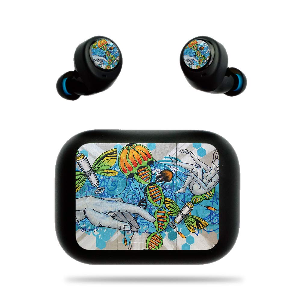 MightySkins Vinyl Decal Wrap Cover for Amazon Echo Buds - Protective & Durable Skin | Easy to Apply & Remove | Made in USA | Perfect for Travel, Workouts & Daily Use