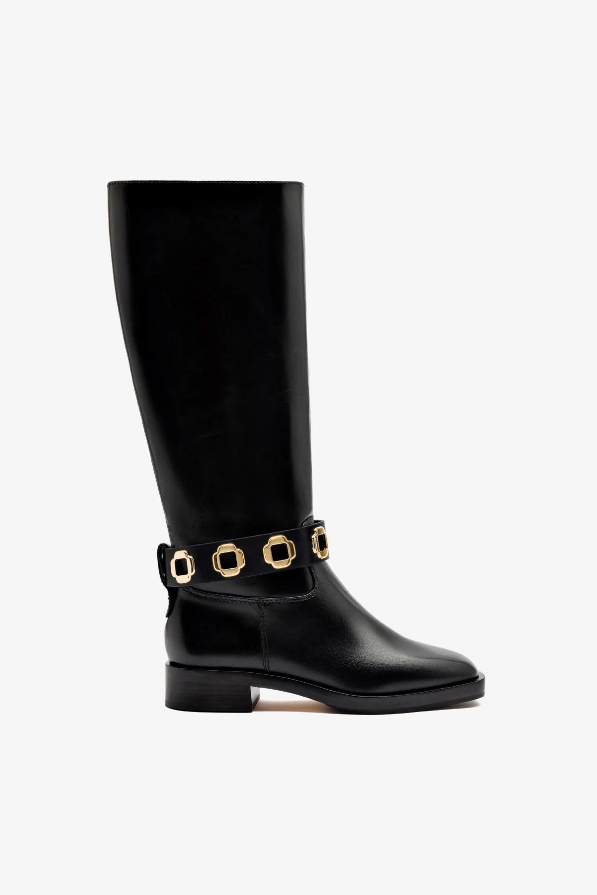 Stylish Milan Flat Boots in Black Leather - Comfortable & Trendy Women's Ankle Boots for Casual Wear & Everyday Outfits