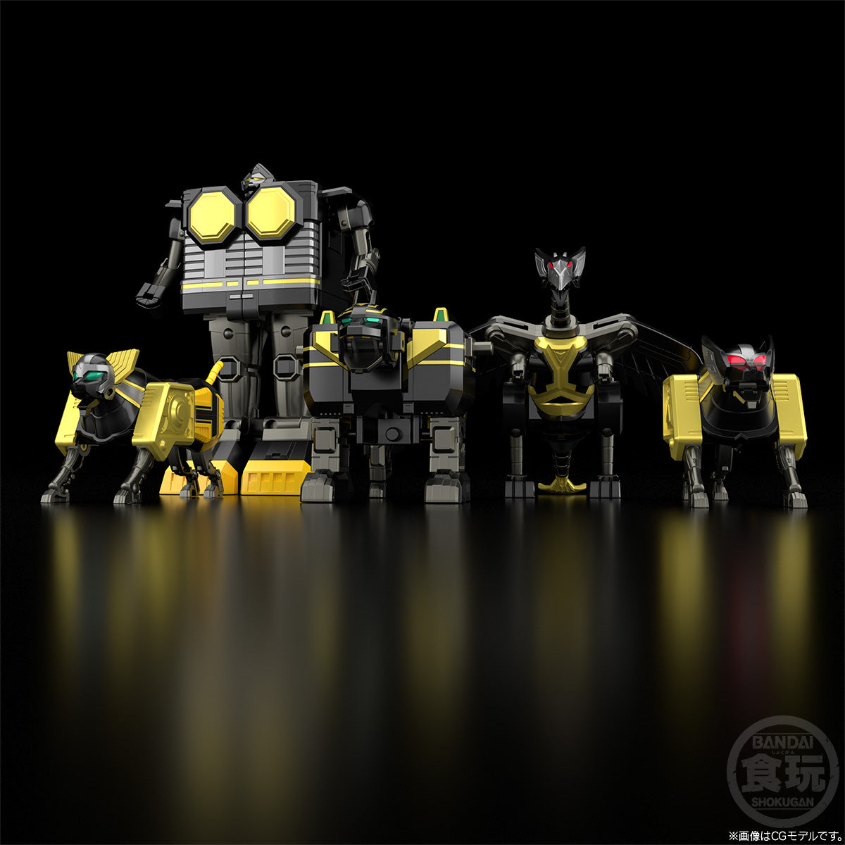 Bandai SMP Seijuu Sentai Gingaman GingaiOh Black Version Model Kit - Anime Action Figure Building Set for Collectors & Gifts | Display, Cosplay, Anime Decor