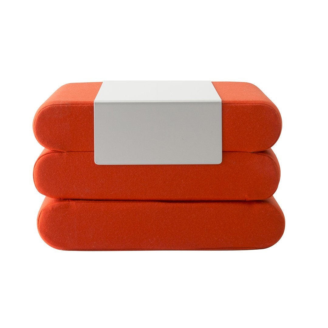 Van Der Kley Bingo Pouf Ottoman - Soft Round Footstool, Comfy Floor Seating for Living Room, Bedroom & Nursery - Perfect for Relaxing, Lounging & Extra Guest Seating