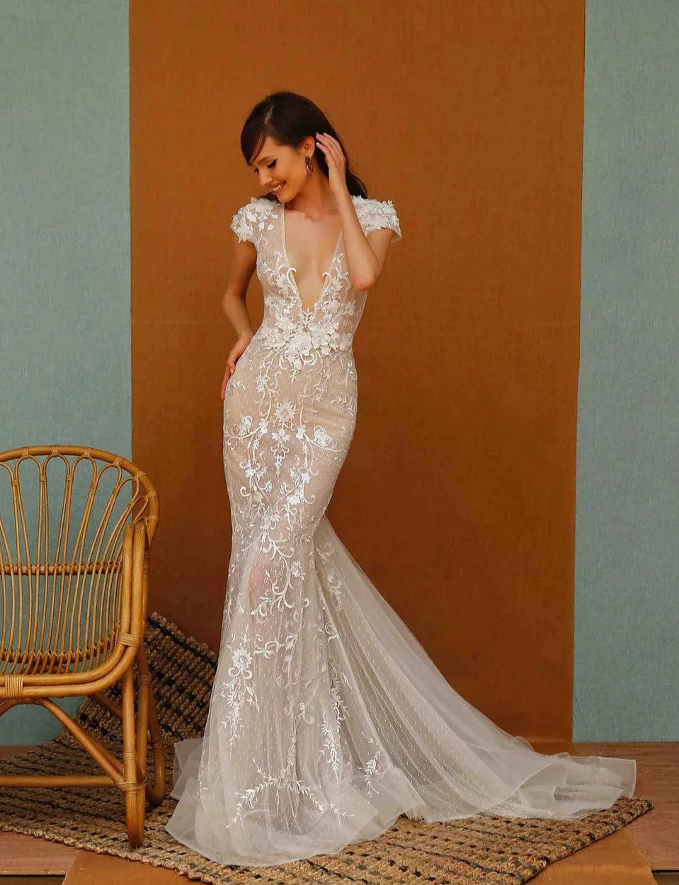 Berta Privee 21 P06 Women's Evening Dress Size 12 - Elegant Gown for Prom, Wedding & Special Occasions