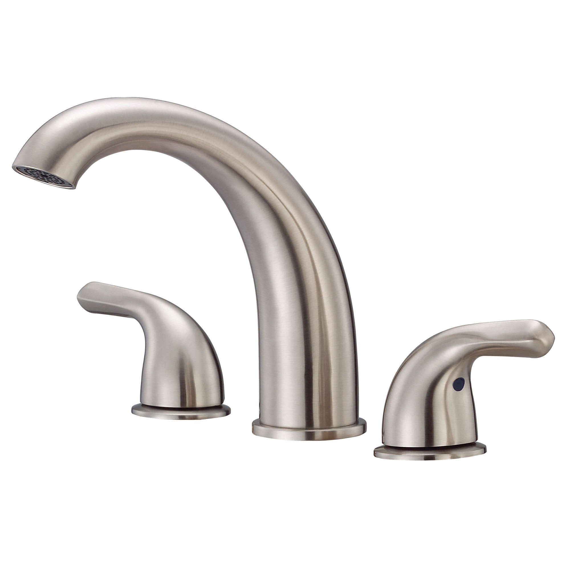 Danze Melrose Brushed Nickel 2-Handle Roman Tub Faucet with Rough-In Valve - Luxury Bathtub Filler for Spa Bathrooms & Master Suites
