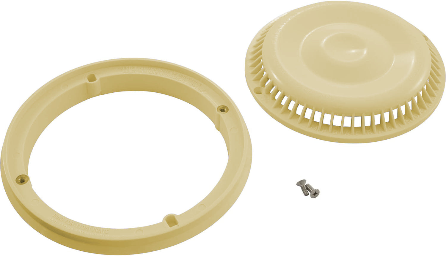 Afras Anti Vortex ABS Drain Cover 7.375 Inch - Heavy Duty Bathroom & Shower Drain Grate for Home & Commercial Use