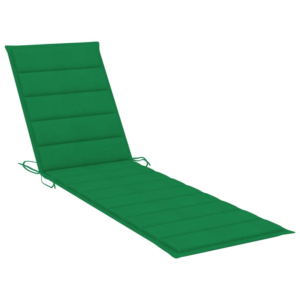 Premium 2-Piece Solid Teak Wood Sun Lounger Set with Side Table & Cushion | Outdoor Patio Furniture | Wooden Chaise Lounge Set for Poolside, Beach & Garden Relaxation