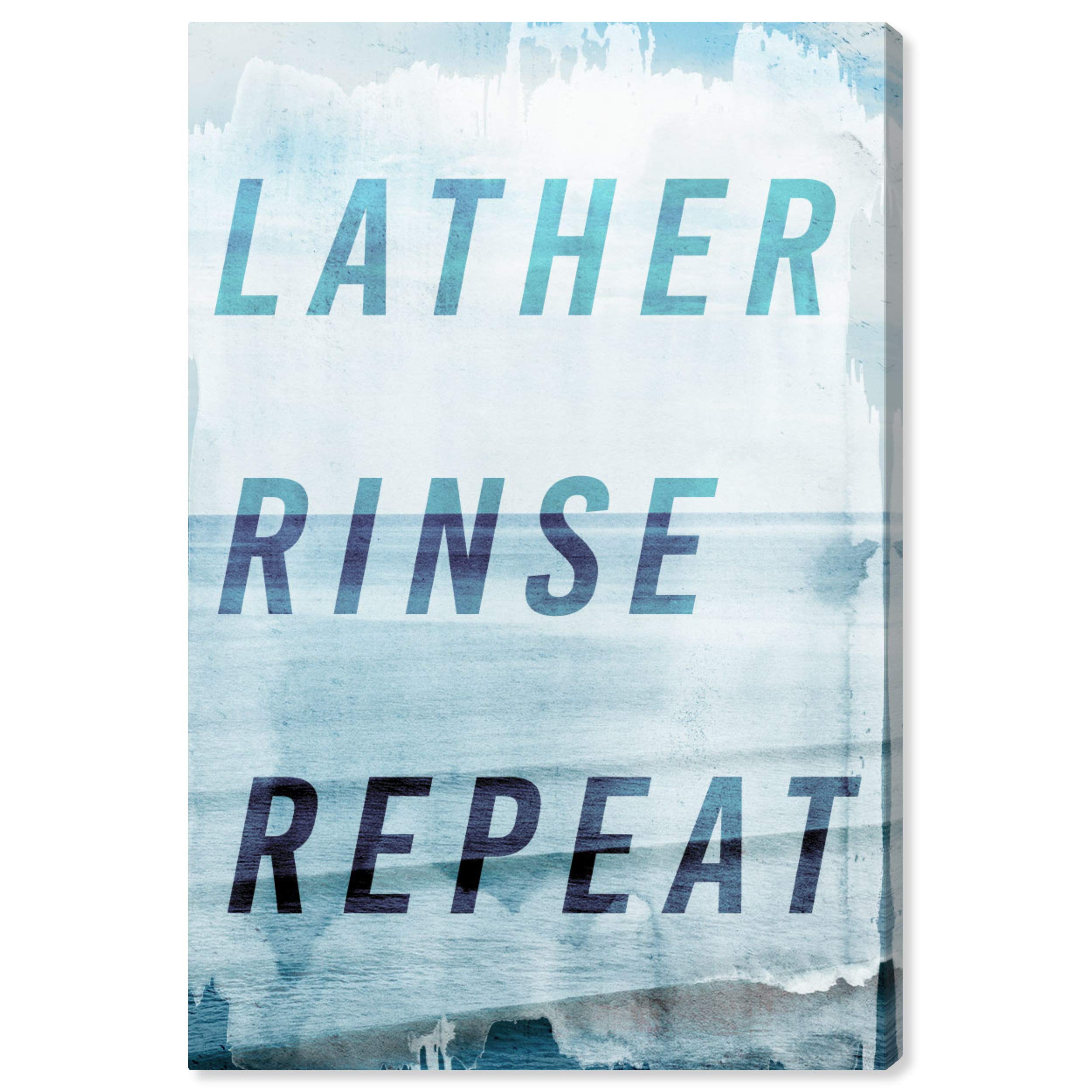 Oliver Gal Artist Co. 'Bath Time Reminders' Canvas Wall Art Prints - Perfect for Bathroom Decor & Spa-Inspired Home Interiors