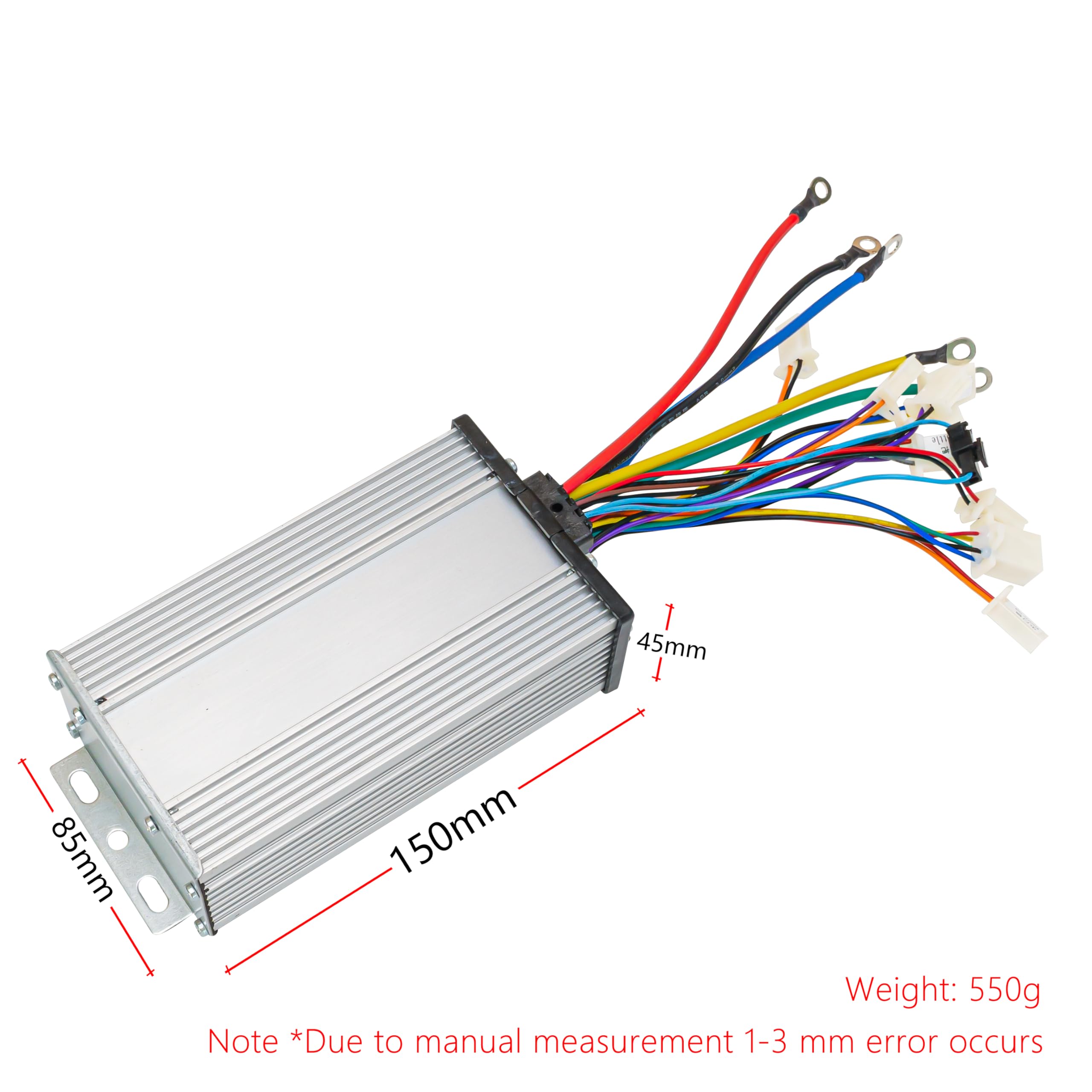 36V 1000W 5.7N.M High Power Electric Motor Kit for Dirt Bikes, Scooters & Go Karts - 3100RPM Brushless Motor with Reverse Throttle & Key Foot Pedal (No Bracket) - Perfect for Off-Road Adventures, Commuting & DIY Electric Vehicle Projects