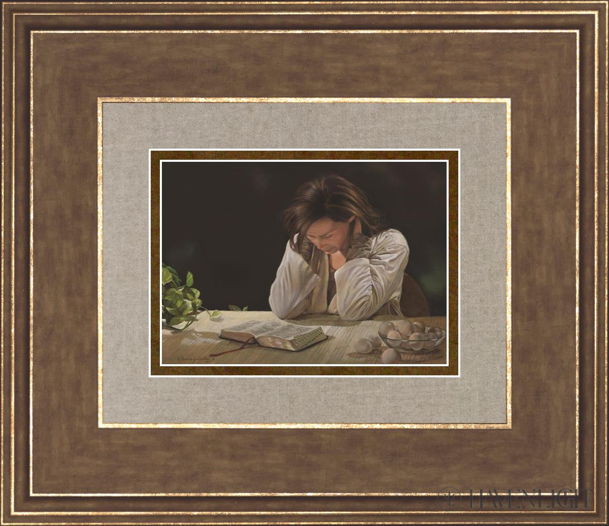 A Mother's Vigil: I Would Gather Thee - Modern Christian Home Decor for Comfort & Inspiration | Perfect for Living Room, Bedroom & Prayer Spaces