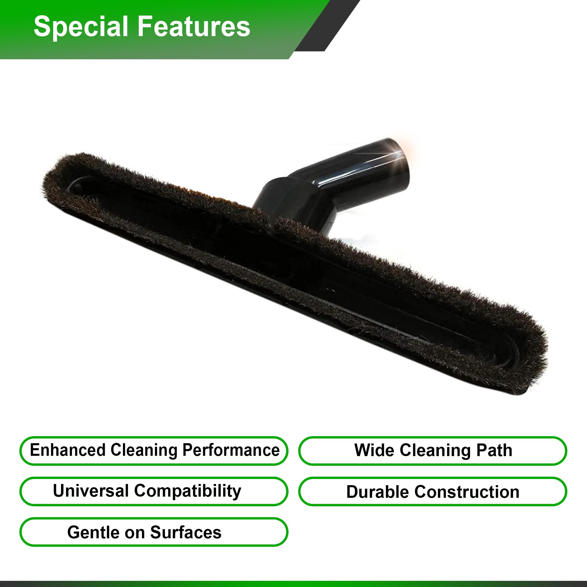 Upgraded Universal Vacuum Floor Brush - 10
