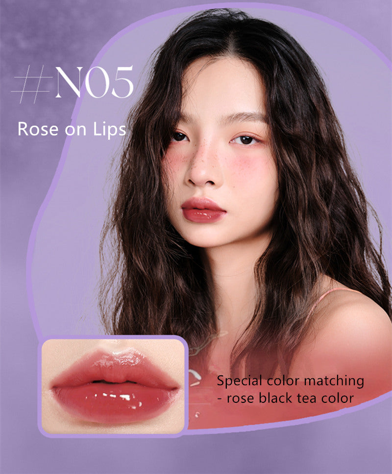 Girls Crush Adventure Game Series Mirror Lip Gloss - Shiny Moisturizing Lipstick for Cosplay, Makeup & Gift Giving