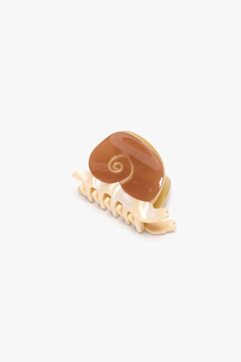 Mini Snail Hair Claw Clip - Cute Earth Tone Hair Accessories for Women & Girls | Perfect for School, Work, and Everyday Hairstyles