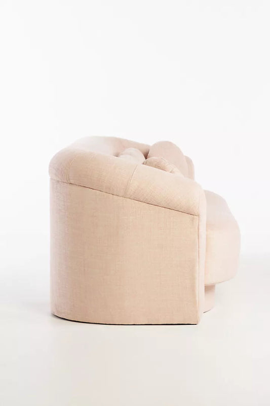Handmade Designer Wooden Gwen Sofa - Modern Farmhouse Living Room Furniture for Cozy Home Decor & Relaxation