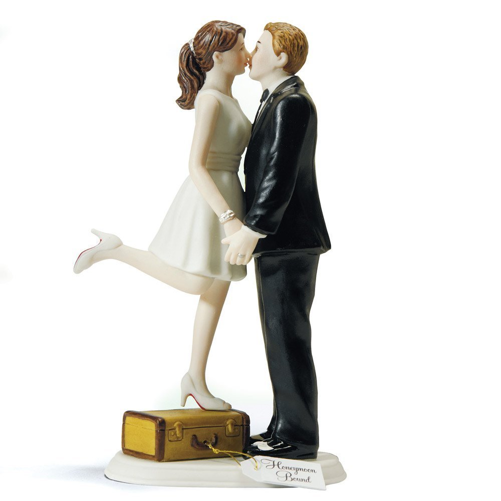 Elegant Bride and Groom Wedding Cake Topper - Romantic Couple Figurine for Wedding Cake Decoration | Perfect for Wedding, Anniversary & Engagement Celebrations