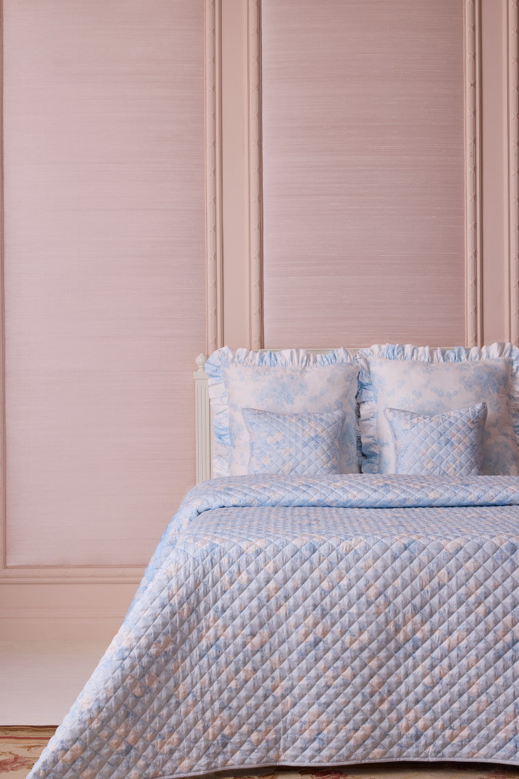 Elegant Ruffle Euro Pillow Cover - Soft & Stylish Home Decor for Bedroom, Living Room, or Nursery - 20x20 Inches