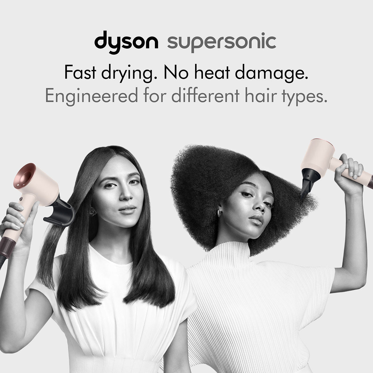 Limited Edition Ceramic Pink & Rose Gold Supersonic Hair Dryer - Professional Salon Quality Blow Dryer for Fast Drying & Frizz Control - Perfect for Home Use, Travel & Salon Styling