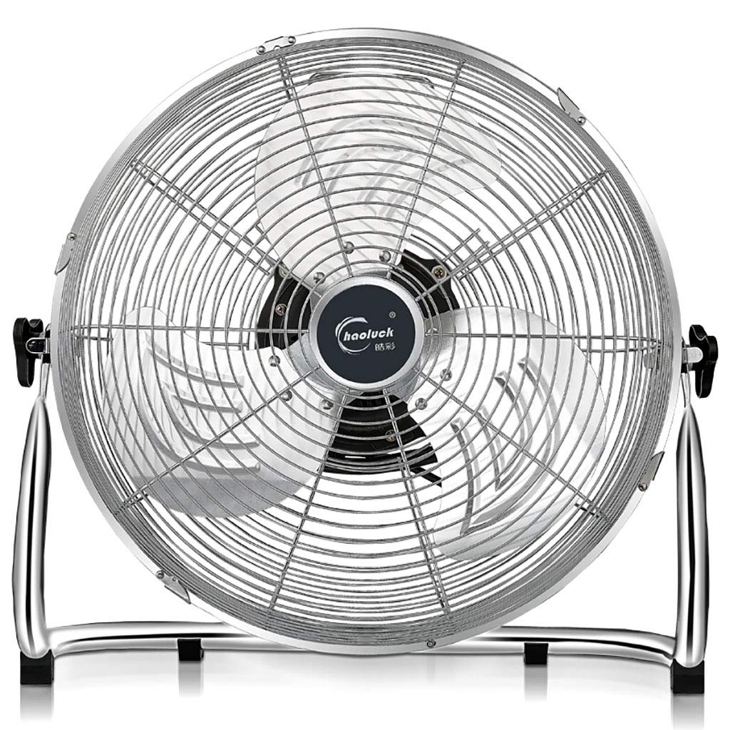 **16in/18in/20in Adjustable Floor Fan with 3 Speeds & Tilt Head - Quiet Cooling Standing Fan for Home, Gym, Office & Outdoor Use**