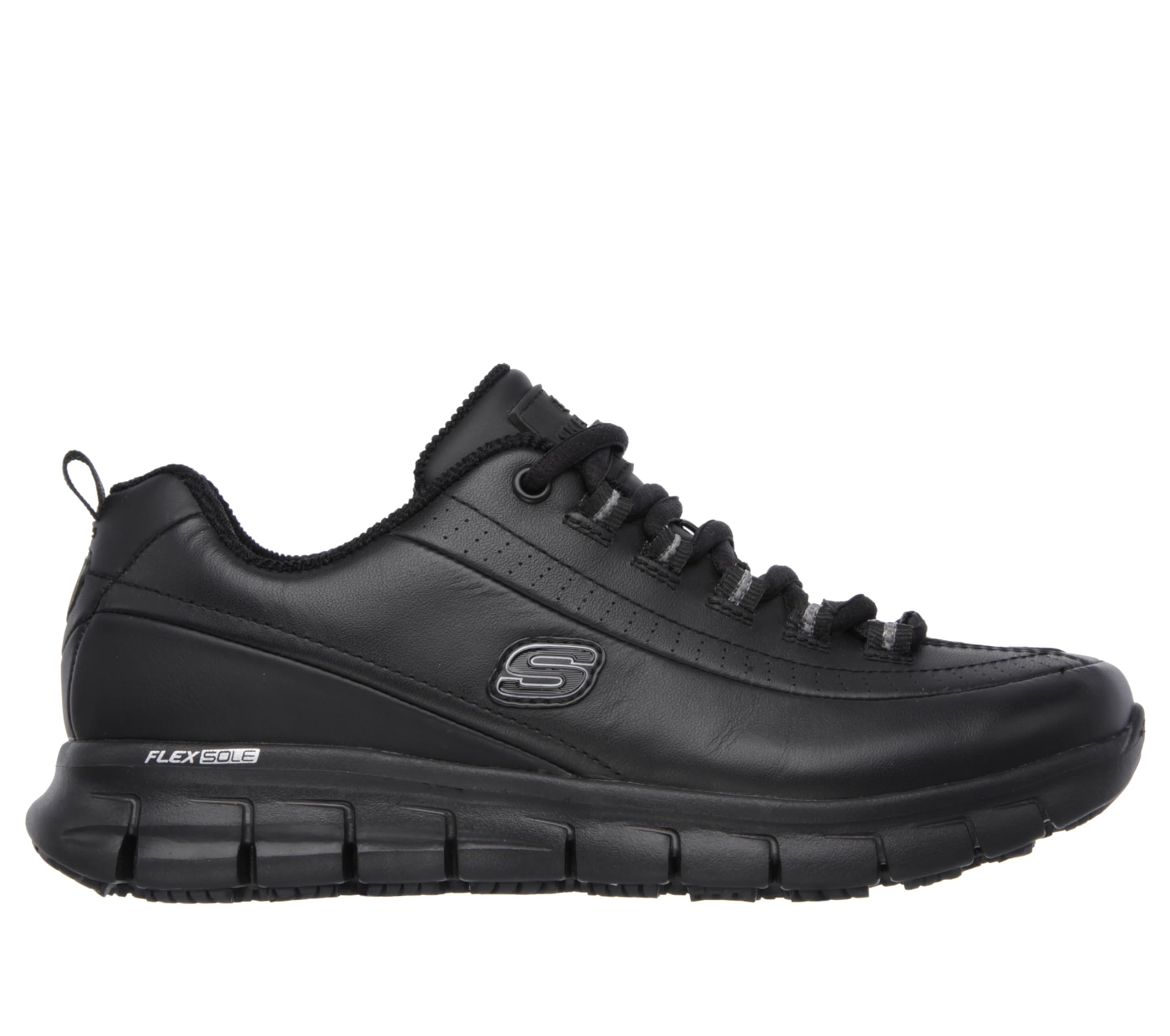 Skechers for Work Women's Sure Track Trickel Slip Resistant Work Shoes - Non-Slip Safety Shoes for Nurses, Waitresses & Restaurant Workers - Comfortable Slip-On Shoes for Healthcare & Food Service Professionals