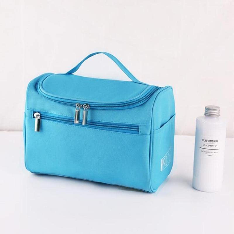 Fashion Cosmetic Organizer Bag for Women - Travel & Home Use (Navy Blue)